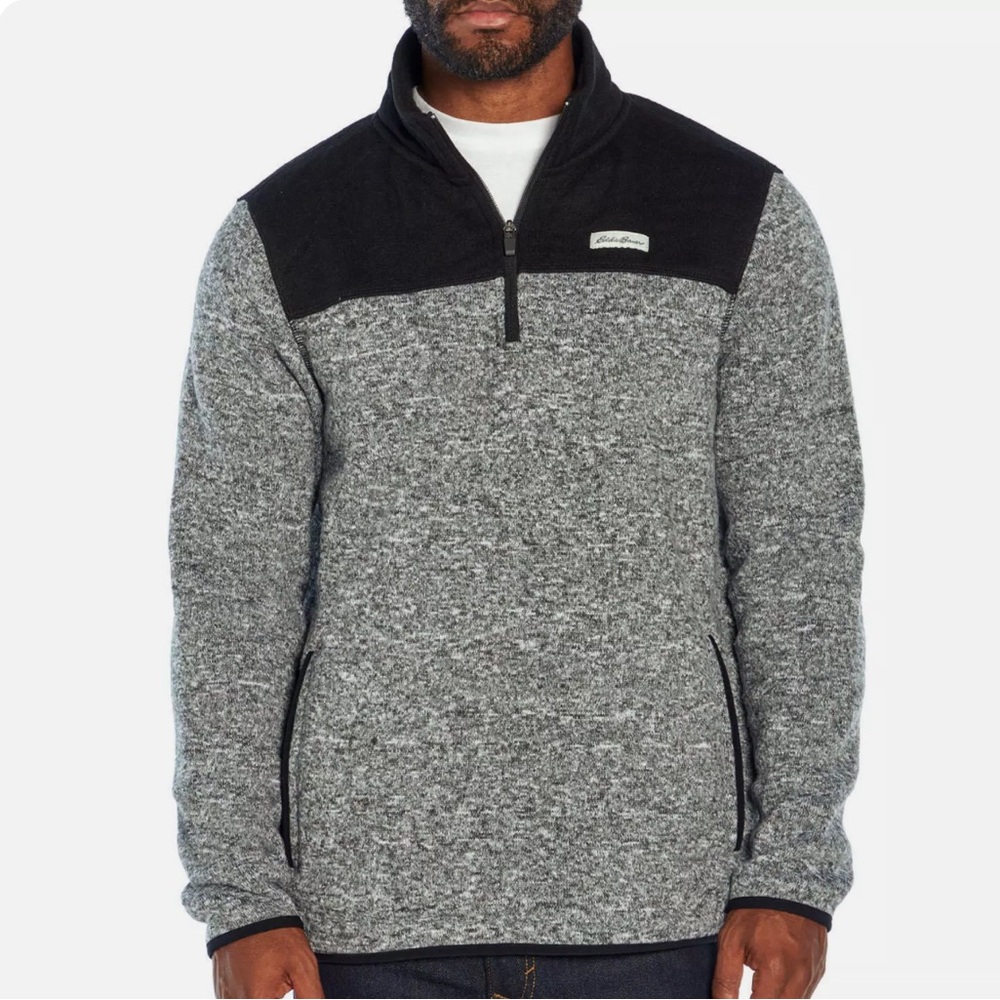 Eddie Bauer Quarter Zip Fleece Pullover